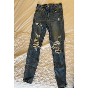 American Eagle Distressed Skinny Jeans